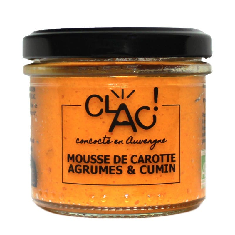 Carrot, citrus and cumin mousse - 100g