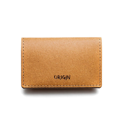 Folio Card Holder - Natural - Recycled Leather