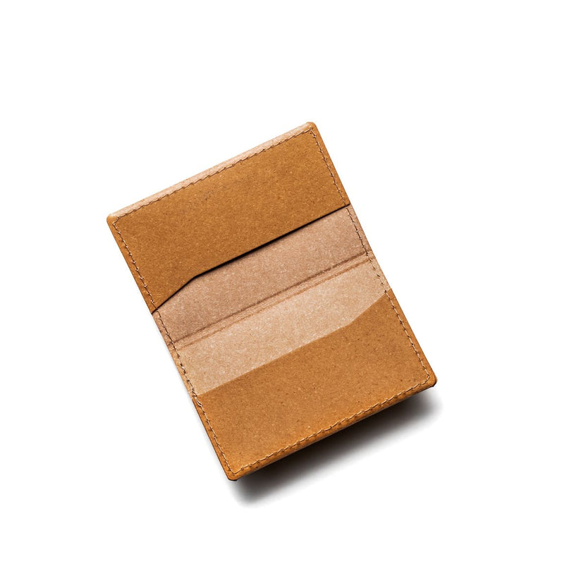 Folio Card Holder - Natural - Recycled Leather