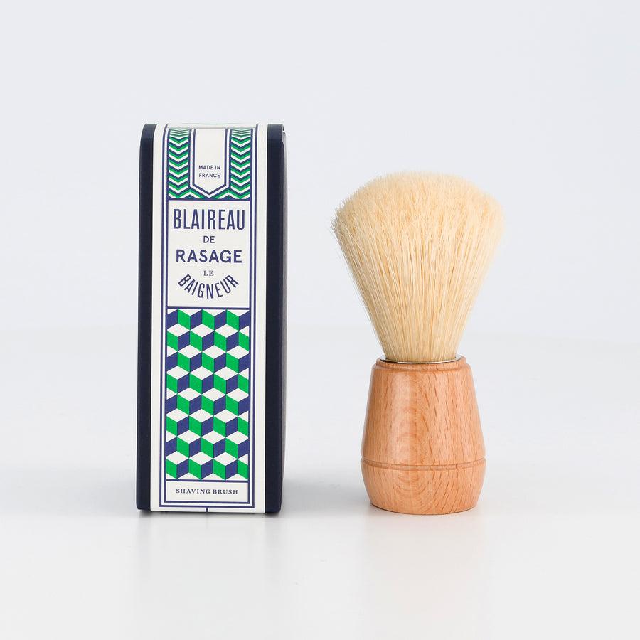 Blaireau en soie blanche