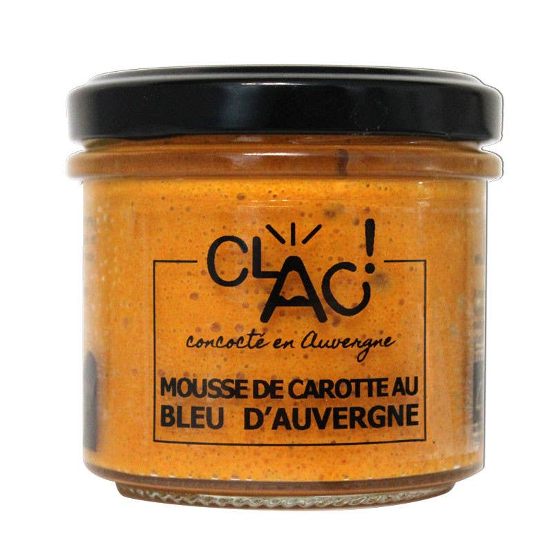 Carrot mousse with Auvergne blue cheese - 100g