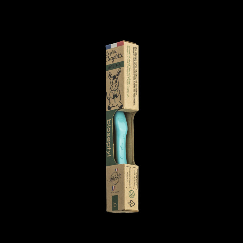 Recyclette junior soft toothbrush 3-6 years - Caribbean Blue