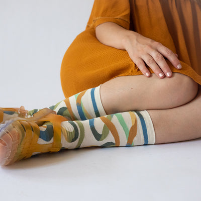 Natural Ribbon Sock